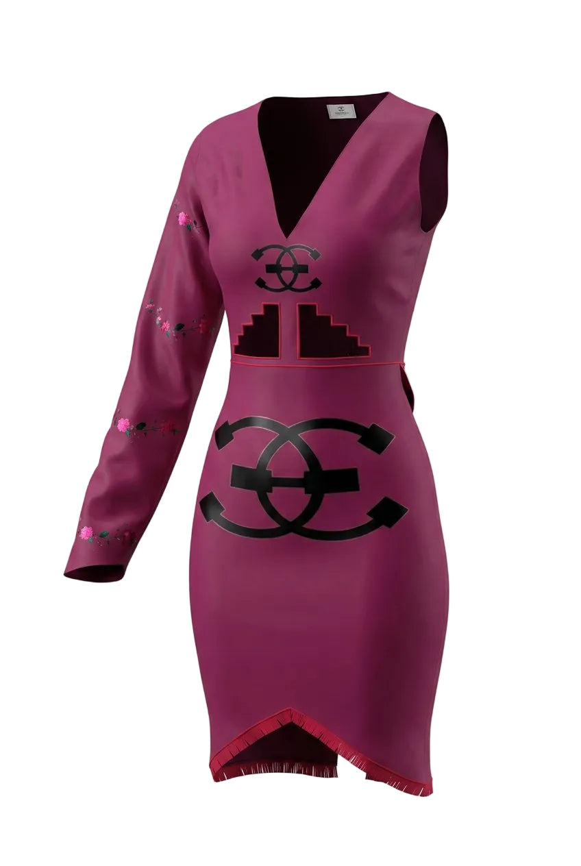 One sleeve Dress