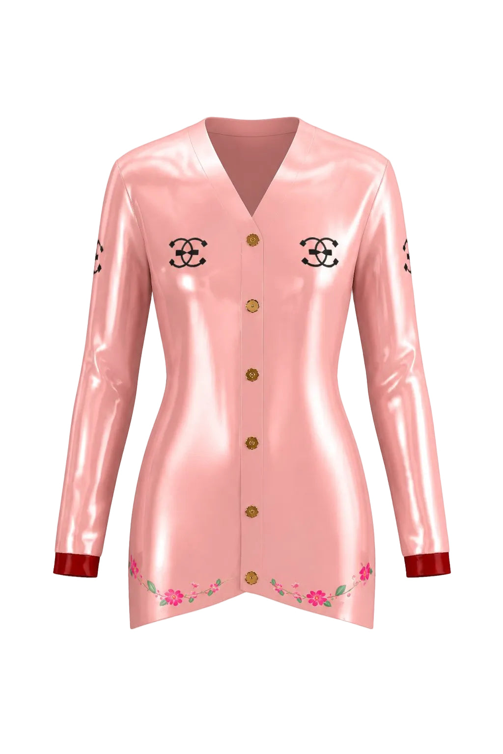 Glossy Pinkies dress