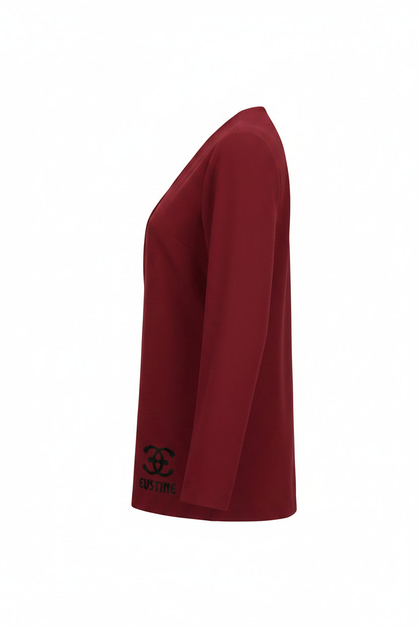 Maroon blouse
