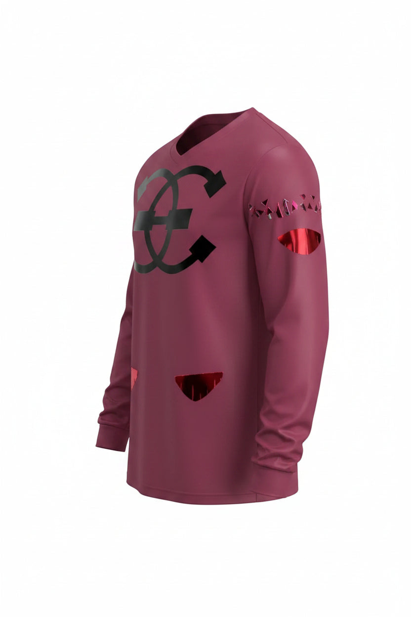 Royal Purple "Bad attitude" Long sleeve T-shirt