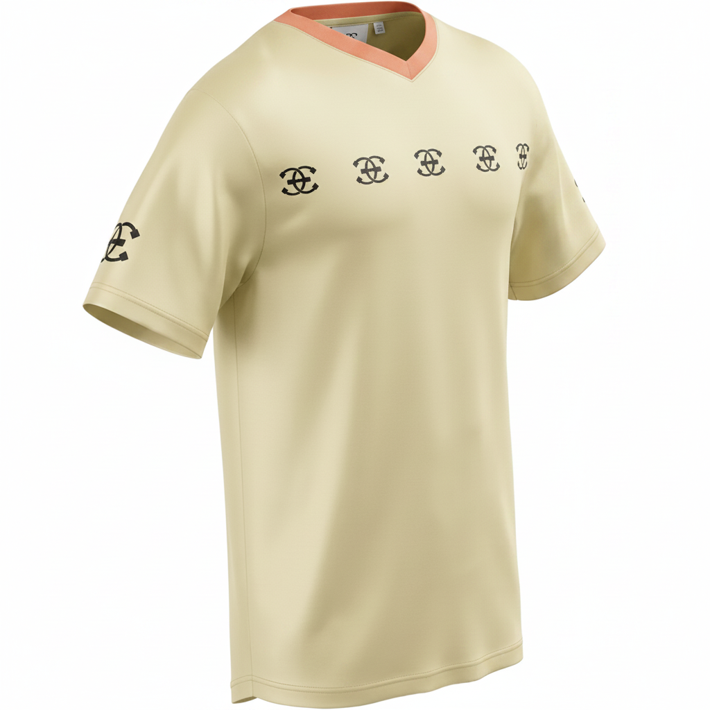 Round neck casual T-shirt