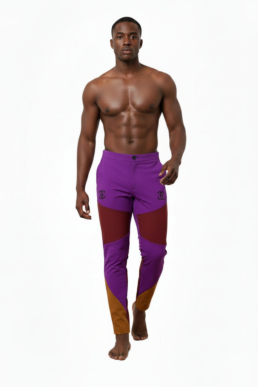 Multi-Colour Slim pants