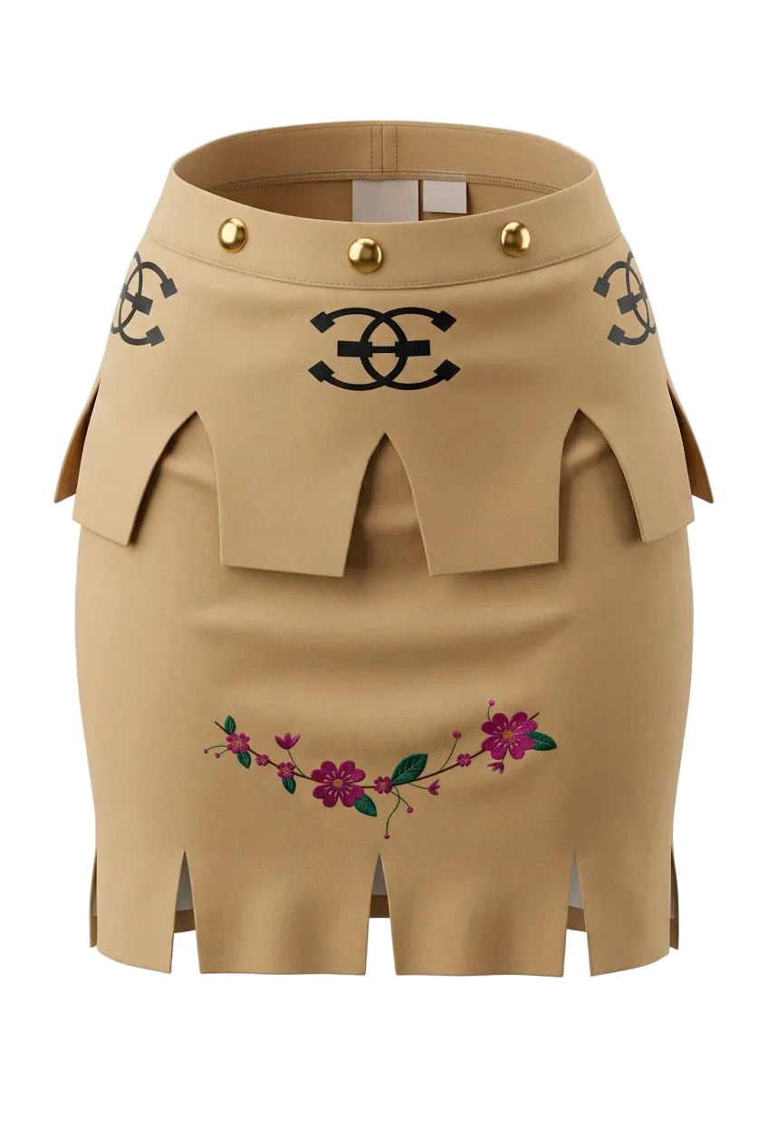 Hut Beige Skirt