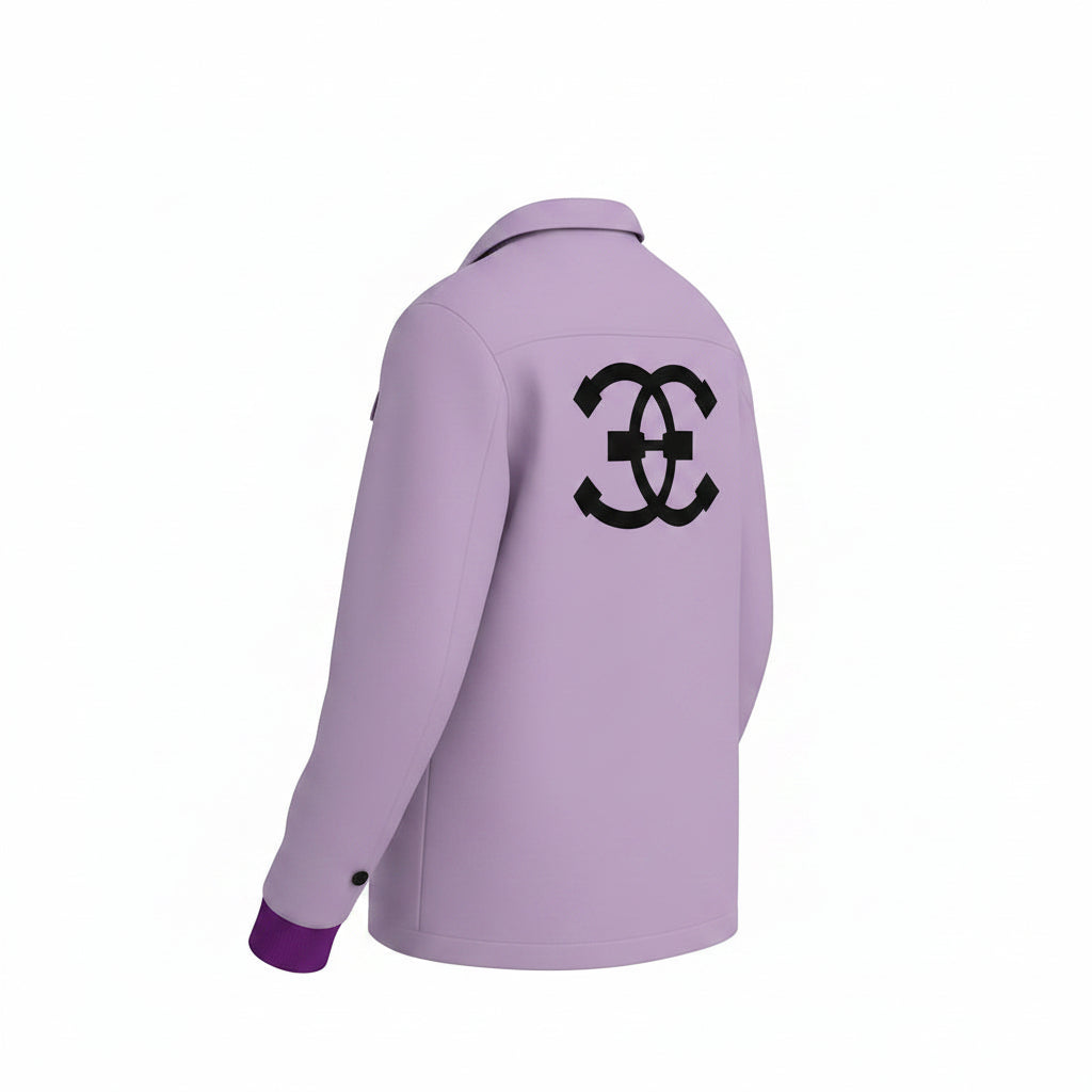 Dusty purple roundneck Jacket