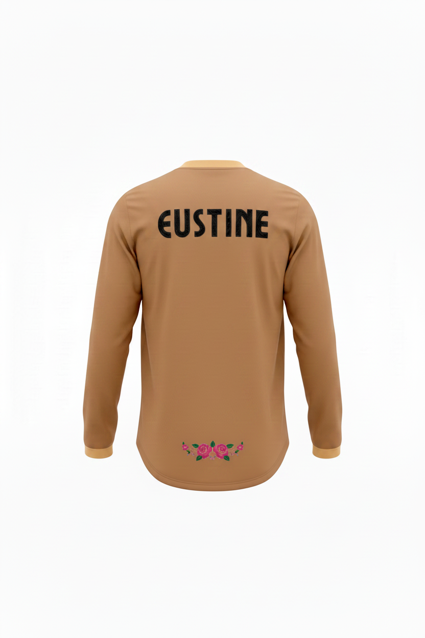 Long sleeve light brown shirt